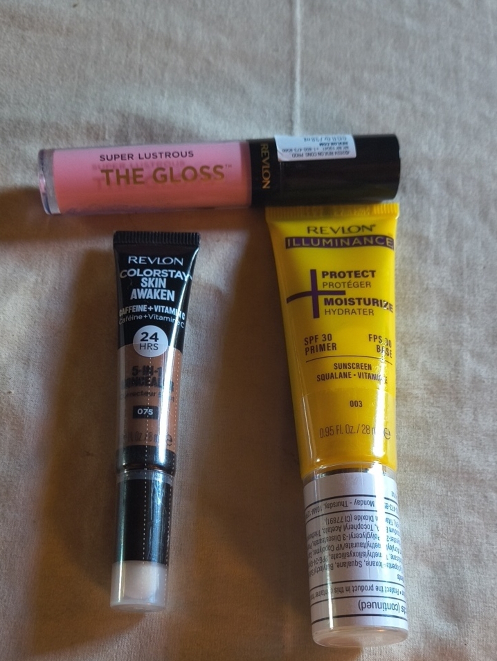 REVLON Makeup Lot  - Concealer,Primer, and Lip Gloss